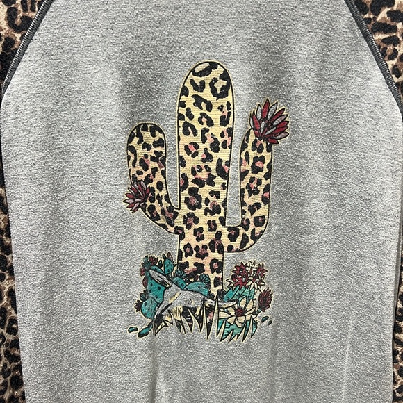 Western cheetah sweater - Picture 2 of 3